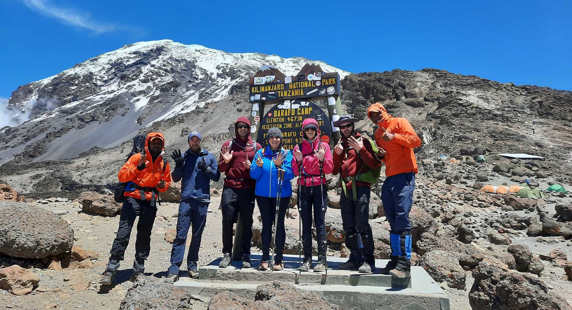 6-Day Kilimanjaro Machame Route Trekking Expedition (Whiskey Route)